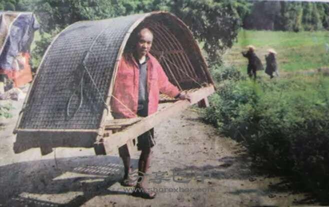 20世纪80年代放鸭人居住的移动住所